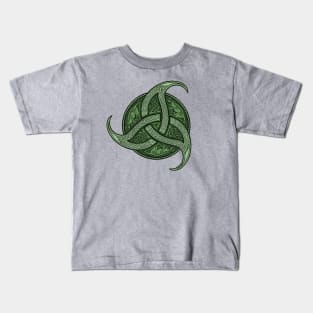 Trinity Knot - Green Kids T-Shirt